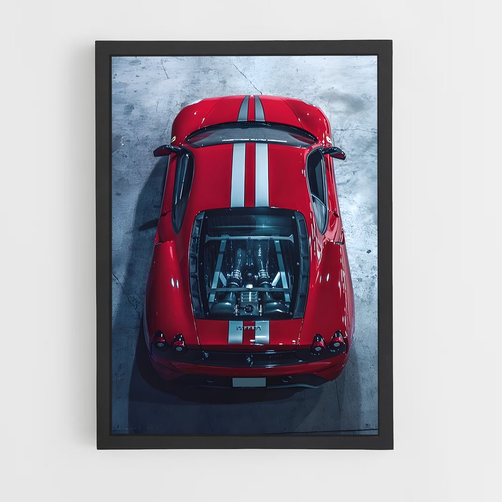 Poster Scuderia Plongez – affiche Ferrari (vue 2)